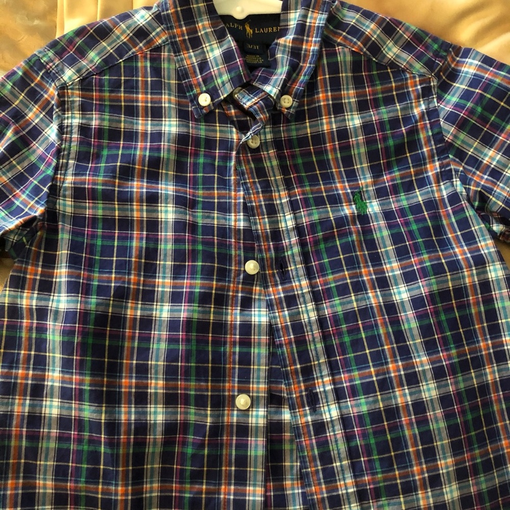 Boys button down polo